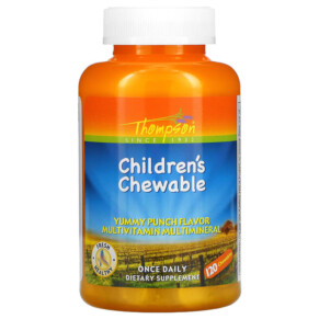 Thompson Children's Chewable Yummy Punch 120 Chewables 031315191350