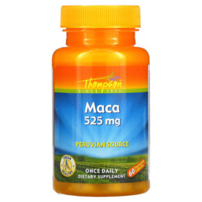 Thompson Maca 525 mg 60 Vegetarian Capsules 031315191121