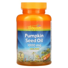 Thompson Pumpkin Seed Oil 1000 mg 60 Softgels 031315193231