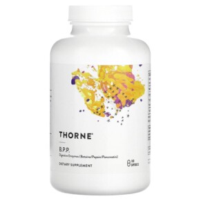 Thorne B.P.P. (Betaine/Pepsin/Pancreatin) Digestive Enzymes 180 Capsules 693749410027