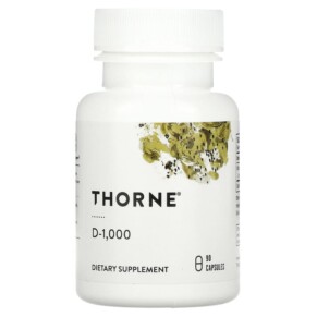 Thorne D-1.000 90 Capsules 693749128014