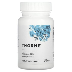 Thorne Vitamin B12 as Methylcobalamin 60 Capsules 693749125020