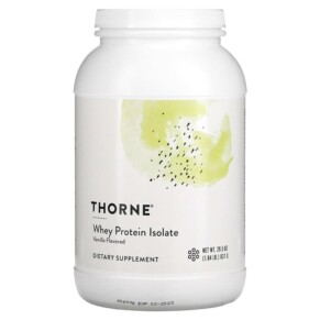 Thorne Whey Protein Isolate Vanilla 1.84 lb (837 g) 693749005681