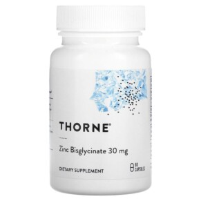 Thorne Zinc Bisglycinate 30 mg 60 Capsules 693749011743