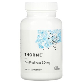 Thorne Zinc Picolinate 30 mg 180 Capsules 693749221029