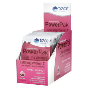 Trace Minerals ® Electrolyte Stamina PowerPak Cranberry 30 Packets 0.19 oz (5.3 g) Each 878941001505