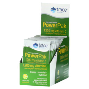 Trace Minerals ® Electrolyte Stamina PowerPak Lemon Lime 30 Packets 0.17 oz (4.9 g) Each 878941000522