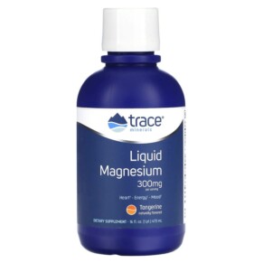 Trace Minerals ® Liquid Magnesium Tangerine 300 mg 16 fl oz (473 ml) 878941002779