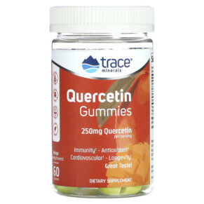 Trace Minerals ® Quercetin Gummies Mango 125 mg 60 Gummies 878941007590