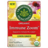 Traditional Medicinals Organic Immune Zoom Lemon Ginger Caffeine Free 16 Wrapped Tea Bags 1.13 oz (32 g) 032917007841