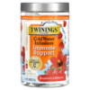 Twinings Superblends Cold Water Infusions Immune Support Raspberry & Hibiscus Caffeine Free 10 Flavoured Cold Water Infusers 0.88 oz (25 g) 070177230067