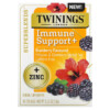 Twinings Superblends Immune Support+ Hibiscus & Elderberry Herbal Tea Blackberry Caffeine-Free 16 Tea Bags 1.12 oz (32 g) 070177230173