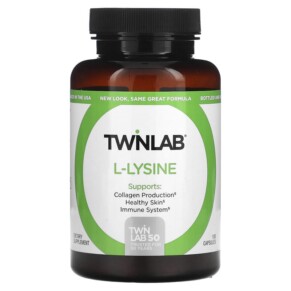 Twinlab L-Lysine 500 mg 100 Capsules 027434001410