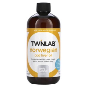 Twinlab Norwegian Cod Liver Oil Unflavored 12 fl oz (355 ml) 027434012249