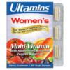 Ultamins Women's Multivitamin with CoQ10 Mushrooms Enzymes Veggies & Berries 60 Veggie Capsules 898220012725
