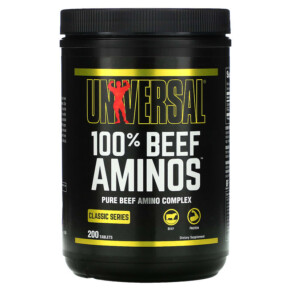 Universal Nutrition 100% Beef Aminos 200 Tablets 039442010650