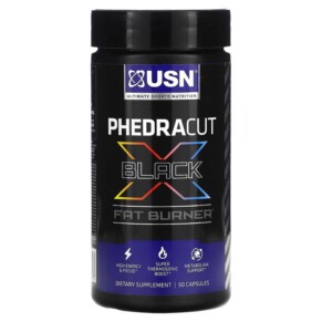 USN Phedracut Black Fat Burner 50 Capsules 6009544938897