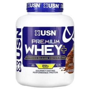 USN Premium Whey+ Chocolate 5 lbs (2.267 g) 6009544944720