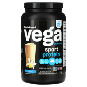Vega Sport Plant-Based Premium Protein Powder Vanilla 29.2 oz (828 g) 838766008554