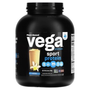 Vega Sport Plant-Based Premium Protein Powder Vanilla 4 lb 1.8 oz (1.86 kg) 838766008592