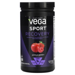 Vega Sport Plant-Based Recovery Apple Berry 19 oz (540 g) 838766009018