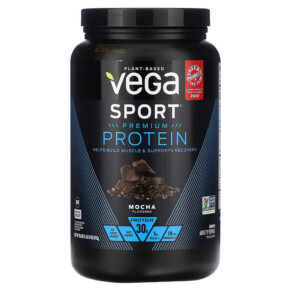 Vega Sport Premium Protein Powder Mocha 28.6 oz (812 g) 838766008578