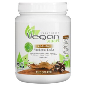 VeganSmart All-In-One Nutritional Shake Chocolate 1.51 lb (690 g) 079911028038