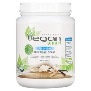 VeganSmart All-In-One Nutritional Shake Vanilla 1.4 lbs (645 g) 079911028021