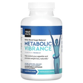 Vibrant Health Metabolic Vibrance Version 2 90 Vegetable Capsules 074306800329
