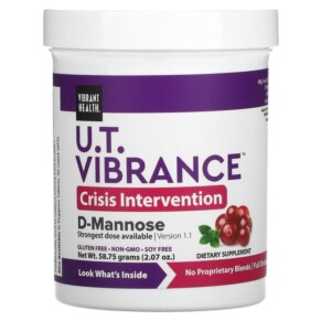 Vibrant Health U.T. Vibrance D-Mannose Version 1.1 2.07 oz (58.75 g) 074306800305