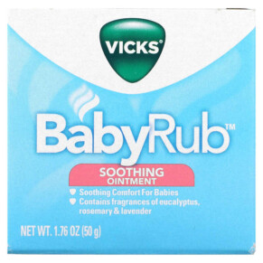 Vicks Baby Rub Soothing Ointment 1.76 oz (50 g) 323900006171