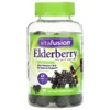VitaFusion Elderberry With Vitamins C & D for Immune Support Natural Berry 90 Gummies 027917290096