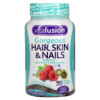 VitaFusion Gorgeous Hair Skin & Nails Multivitamin Natural Raspberry 100 Gummies 027917020051