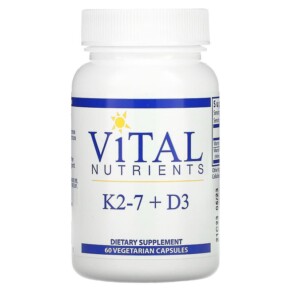 Vital Nutrients K2-7 + D3 60 Vegetarian Capsules 693465549117