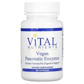 Vital Nutrients Vegan Pancreatic Enzymes 90 Capsules 693465491119