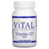Vital Nutrients Vitamin D3 5.000 IU 90 Vegetarian Capsules 693465539118