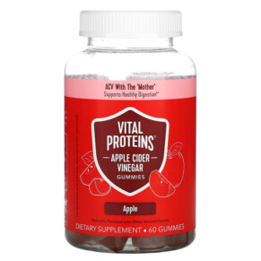 Vital Proteins Apple Cider Vinegar Gummies Apple 60 Gummies 850019568592