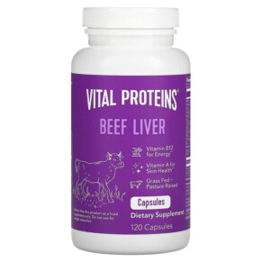 Vital Proteins Beef Liver 120 Capsules 850232005157