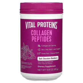 Vital Proteins Collagen Peptides Dark Chocolate Blackberry 10.8 oz (305 g) 850232005898