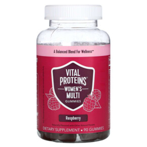 Vital Proteins Women's Multi Gummies Raspberry 90 Gummies 850019568585