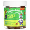 Vitamin Friends Multi + Choline Vegetarian Gummies Fruit Punch 120 Pectin Gummies 852386008558