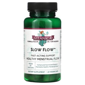 Vitanica Slow Flow Healthy Menstrual Flow 60 Vegan Caps 708118021305