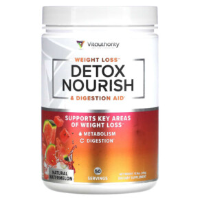 Vitauthority Detox Nourish Weight Loss & Digestion Aid Natural Watermelon 10.9 oz (310 g) 856360008473