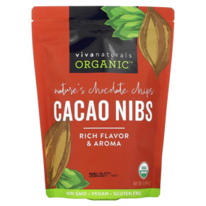 Viva Naturals Organic Cacao Nibs 1 lb (454 g) 700465936974