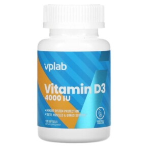 Vplab Vitamin D3 4000 IU 120 Softgels 860003541395