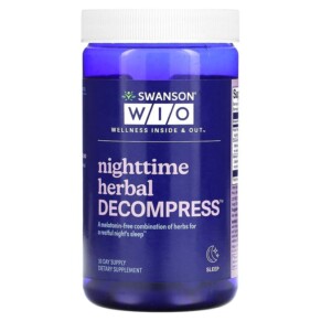 Wellness Inside & Out Nighttime Herbal Decompress 30 Capsules 840317300291