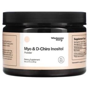 Wholesome Story Myo & D-Chiro Inositol Powder 6.5 oz (185 g) 860003257876