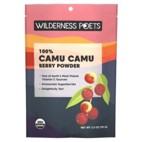 Wilderness Poets LLC Organic Camu Camu Berry Powder 3.5 oz (99 g) 855434006254