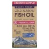 Wiley's Finest Wild Alaskan Fish Oil Prenatal DHA 600 mg 180 Fish Softgels 857188004029