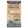 Wiley's Finest Wild Alaskan Fish Oil Vitamin K2 650 mg 60 Fish Softgels 857188004340
